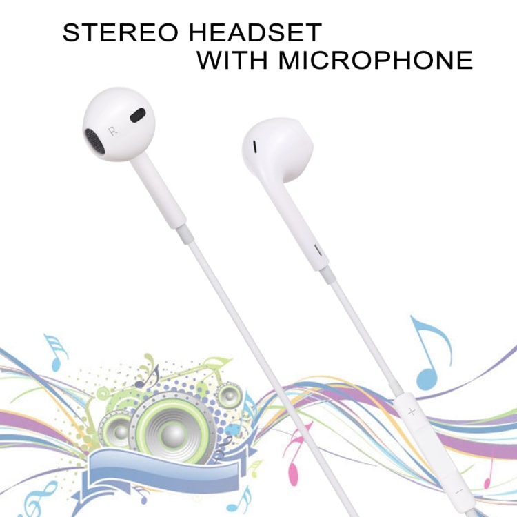 In-ear headset USB Typ-C met Microfoon - Wit