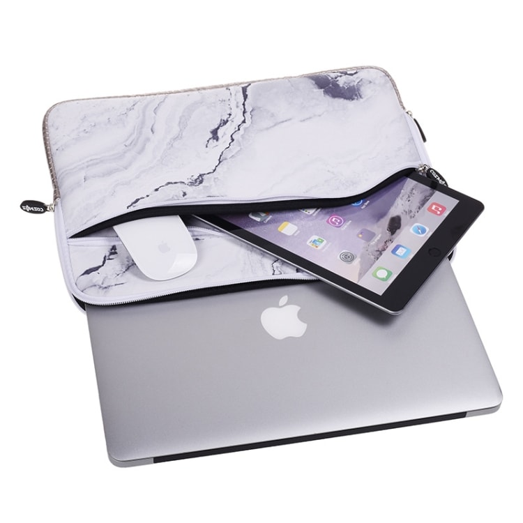 Marmor-sleeve MacBook 13.3" - Wit