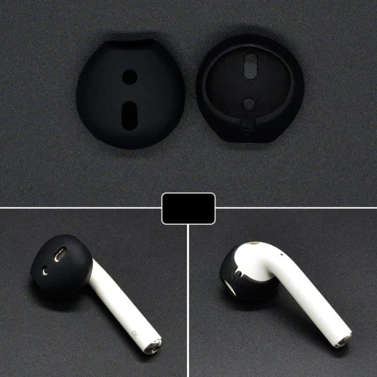 Siliconen earpads  voor Apple AirPods - Zwart