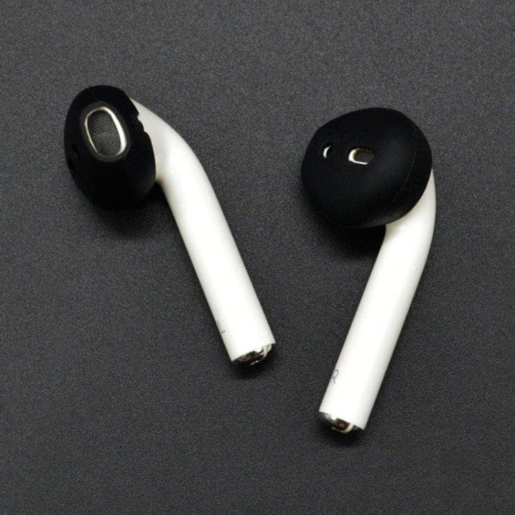 Siliconen earpads  voor Apple AirPods - Zwart