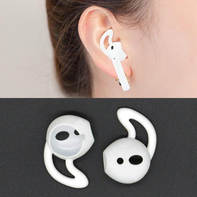Siliconen-earhooks voor Apple AirPods - Wit