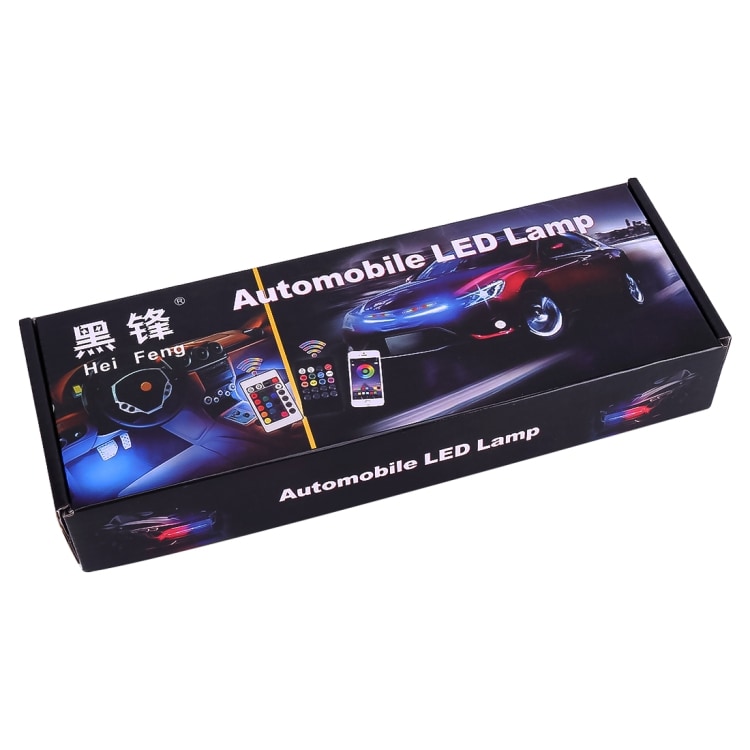 LED-strip voor autovloer - 48 LED's met afstandsbediening
