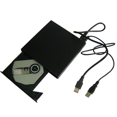Externe CD-lezer USB Slim- Zwart