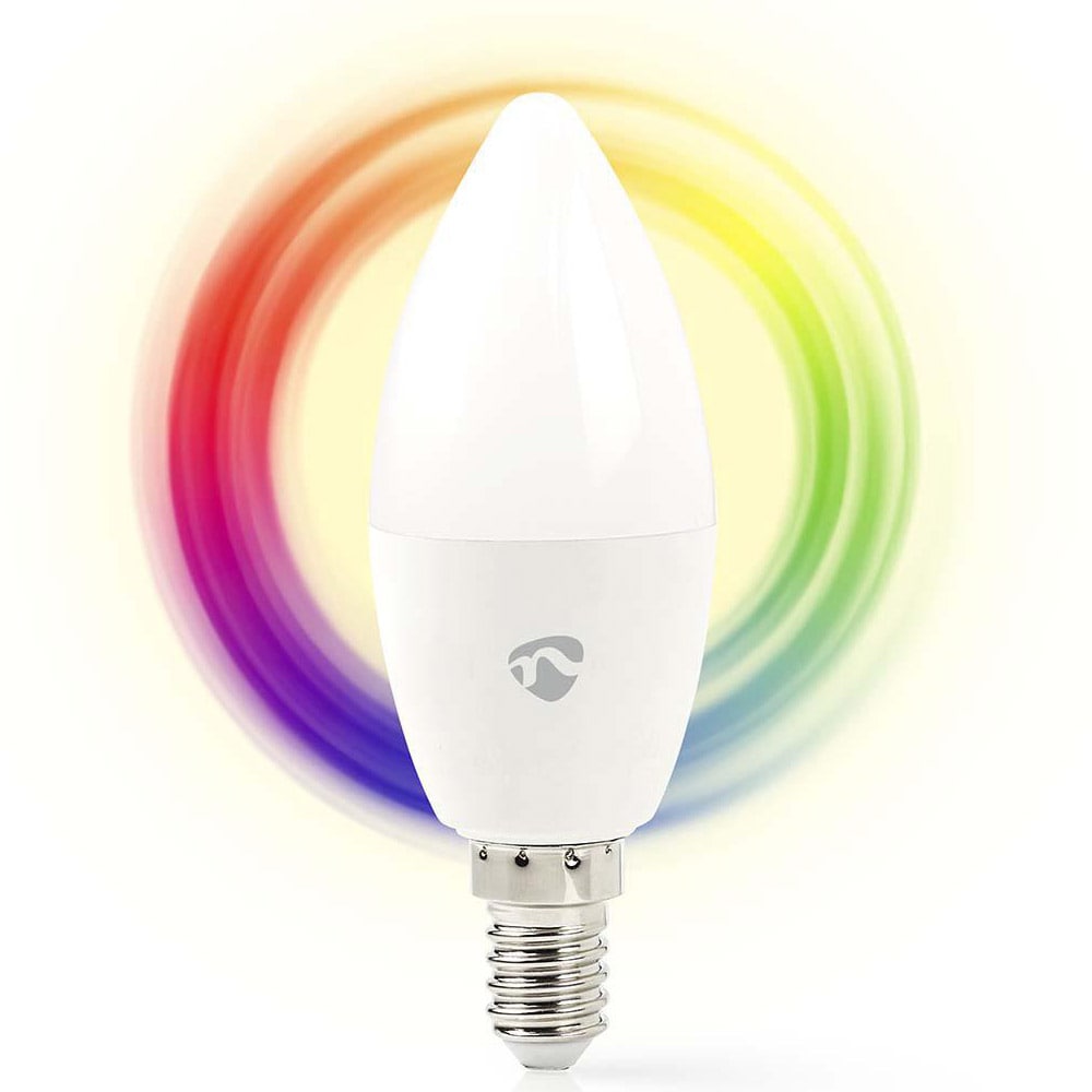 Nedis WiFi Smart LED-lamp RGB E14 - Full colour en warm wit