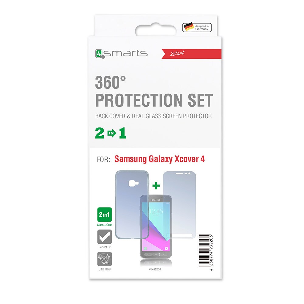 4Smarts Transparenta  360° Skydd Samsung Galaxy Xcover 4
