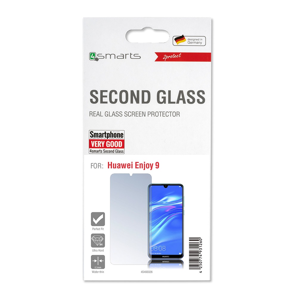 4smarts Glasskydd/ Displayskydd/ Skrämskydd/ Huawei Enjoy 9