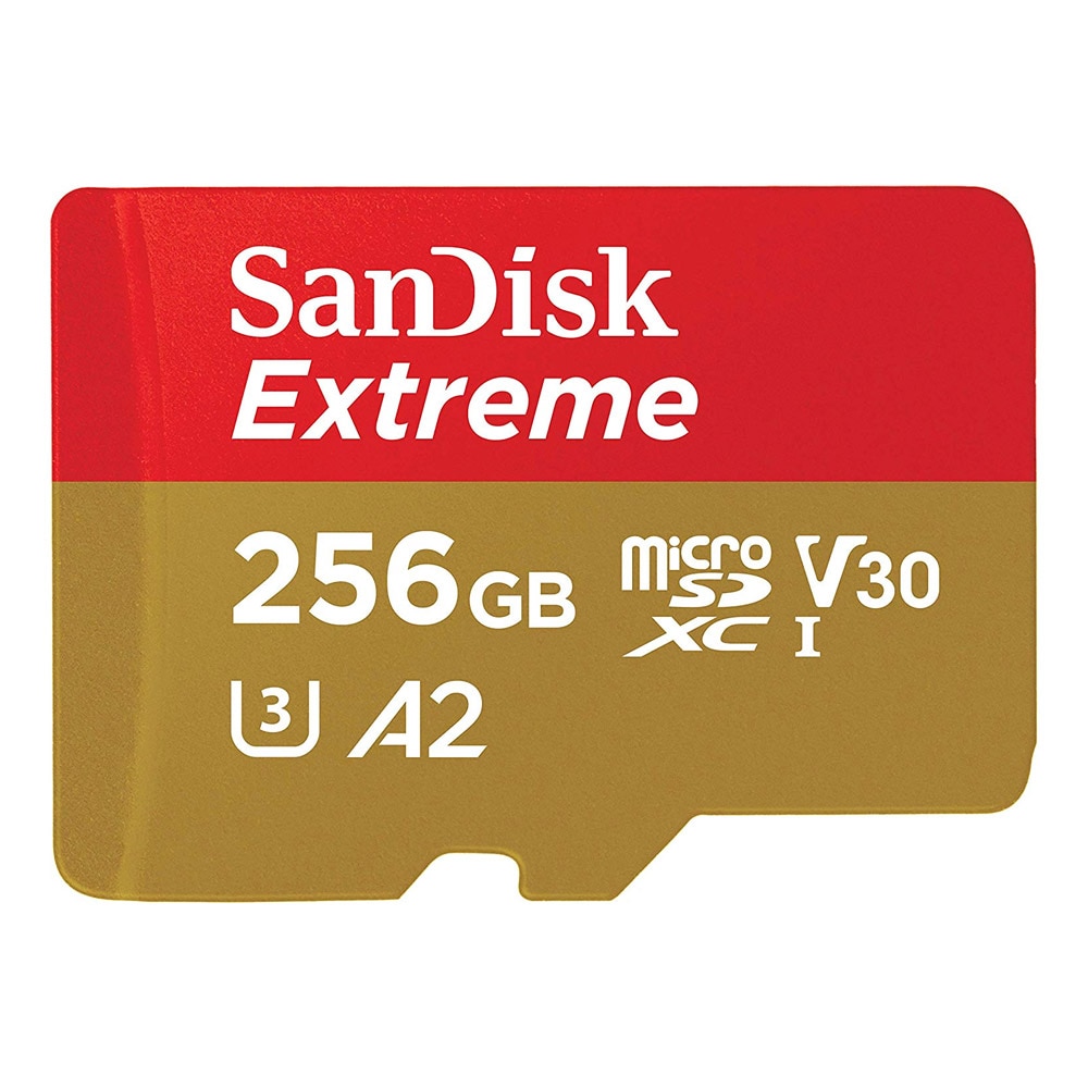 Sandisk Extreme MicroSDXC 256GB R160M/W60 U3 4K A2