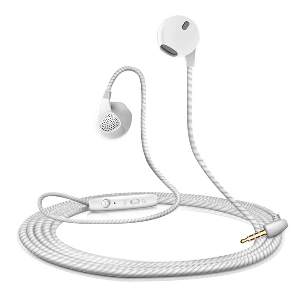 EarPlugs Headset med Mic - Vit