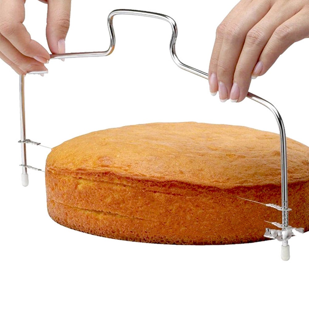 Verstelbare cake-snijder / taartbodemsnijder
