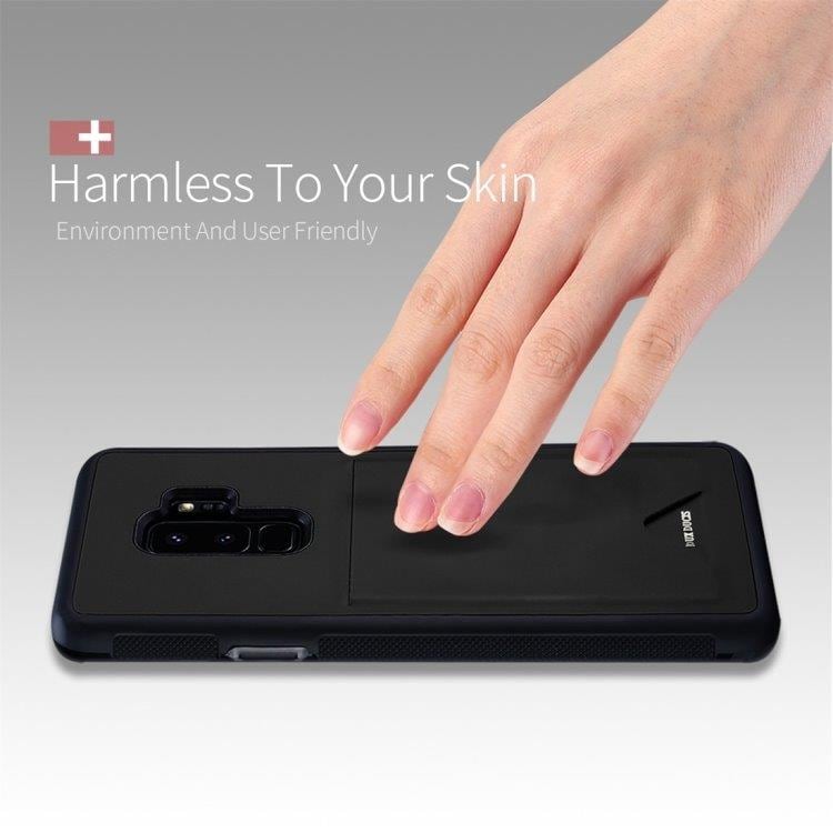 Svart Mobilskydd/Skal korthålllare Samsung Galaxy S9 Plus