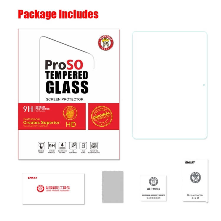ENKAY 0,33 mm gehard glazen displayfolie voor Huawei MediaPad T5 10.1" inch