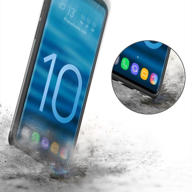 Pansarskal med korthållare till Samsung Galaxy S10 - Rosa