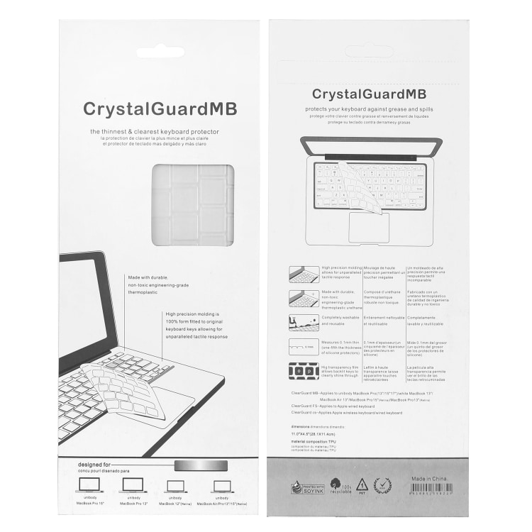Silikonskydd för laptop-tangenter - Microsoft Surface Go 10" tum