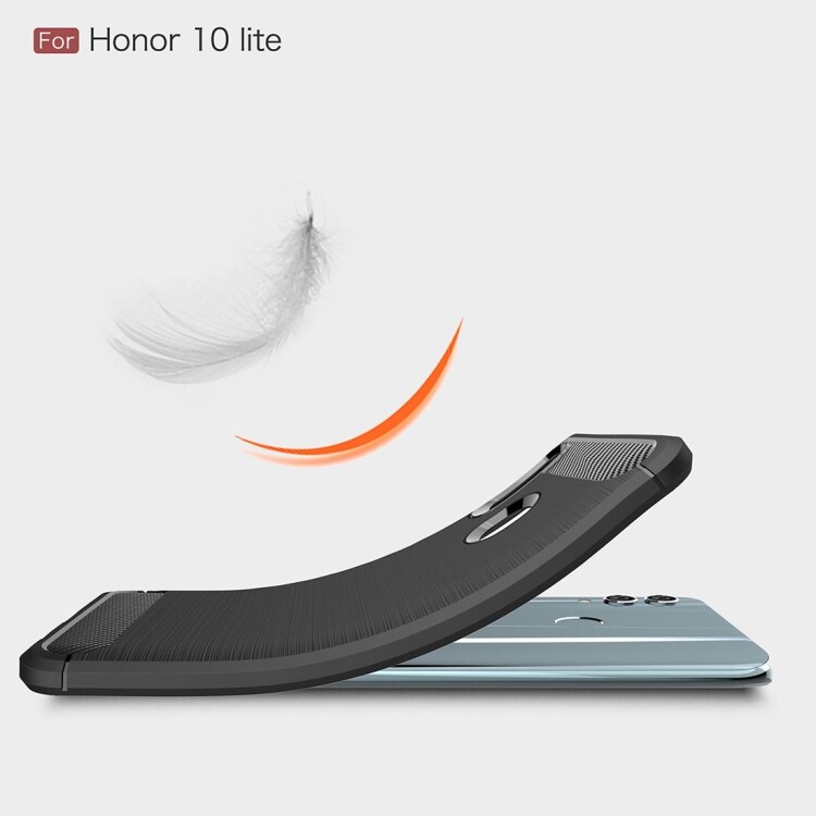 TPU-skal / TPU-fodral för Huawei Honor 10 Lite / P Smart 2019 – Orange-Rött