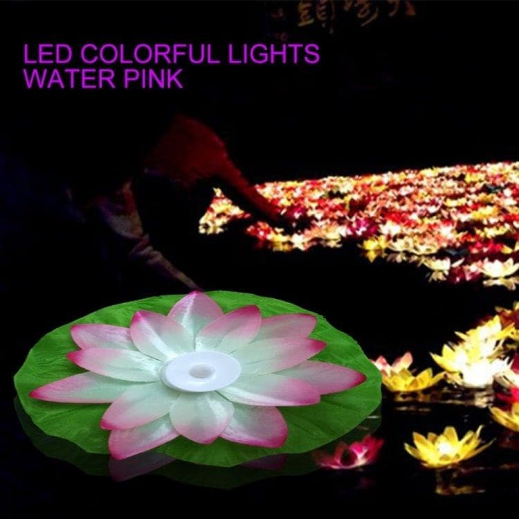 Drijvende LED verlichting Lotusbloem voor Zwembad & Spa - 3-kleurig