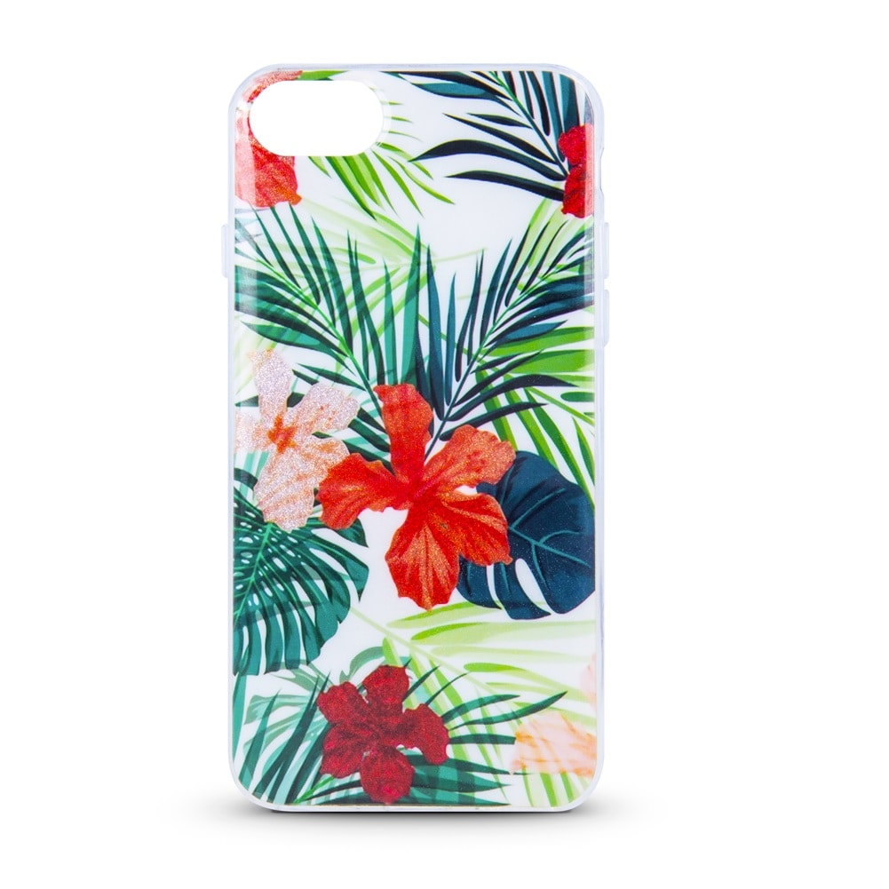 Skal Tropiska blommor - Huawei Y6 2018