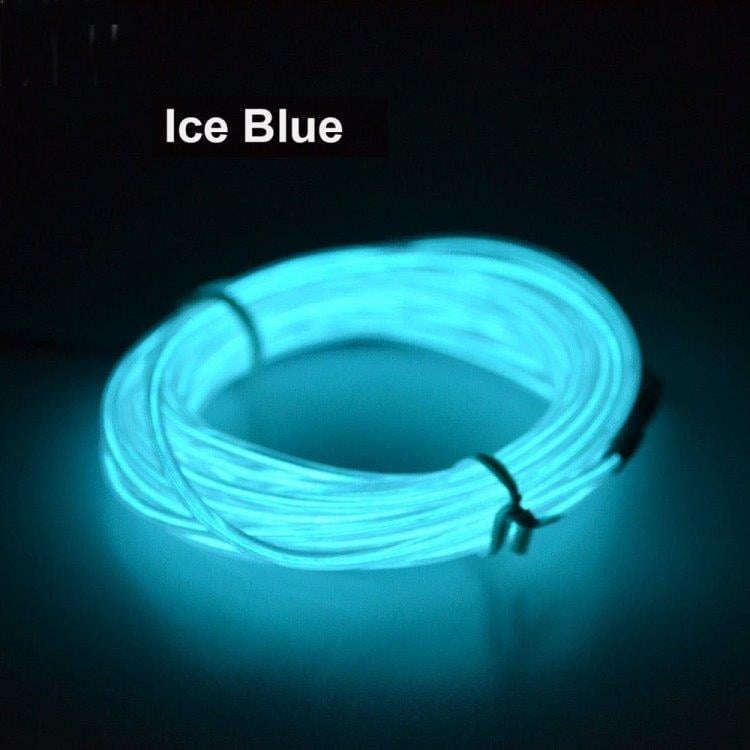 Led Glowstrip Neon slinger op batterijen, 3 Meter - Iceblue