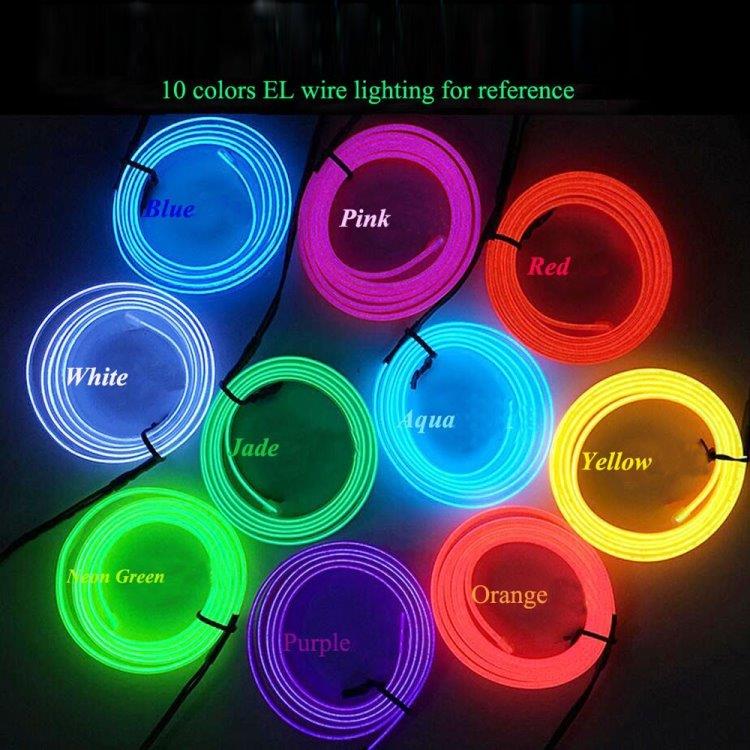 Glowstrip Neon Loop 3 Meter  LED op batterijen - Groen