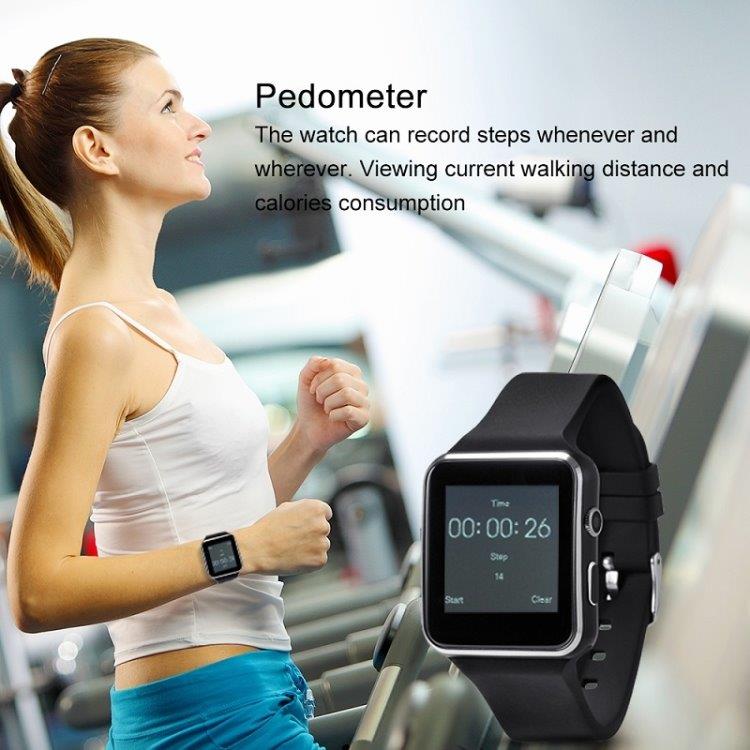 Smartwatch met Camera Touch Screen Bluetooth iPhone / Android - Wit