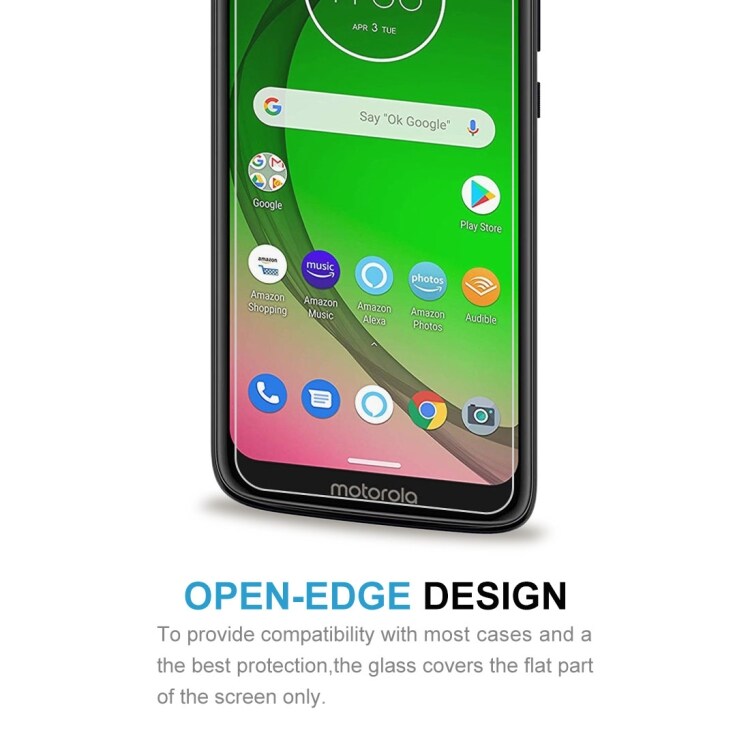 Gehard glazen screenprotector voor Motorola Moto G7 Play