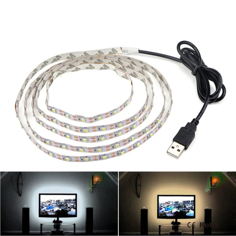 TV-verlichting USB 4 meter - Warm wit