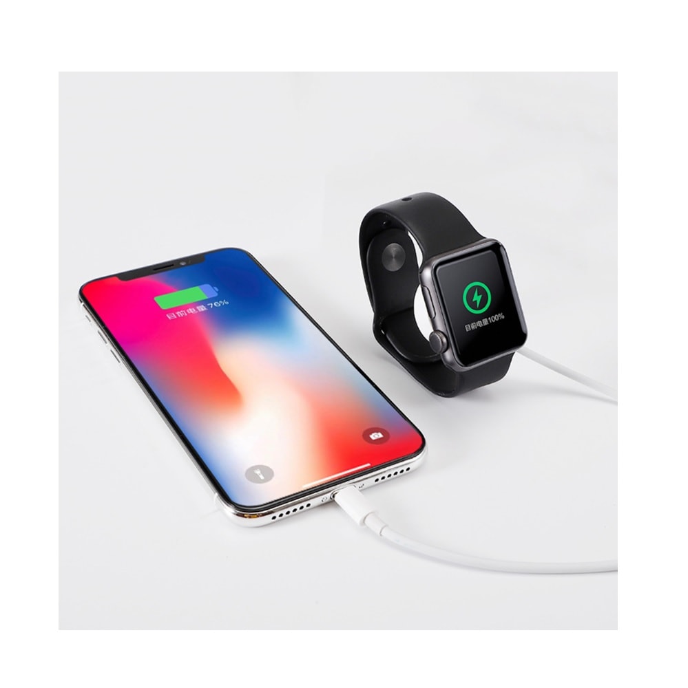 2in1-oplader - Apple Watch en iPhone mobiele telefoon