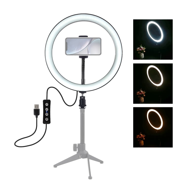 LED-ringlamp voor selfie en fotografie