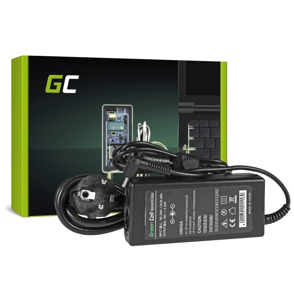 Green Cell oplader / AC Adapter voor Asus 65W / 19V 3.42A / 4.0-1.35mm