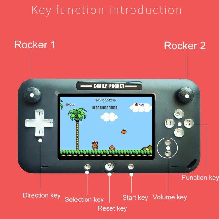 Family Pocket spelplatta - Stödjer 208 NES Klassiska spel