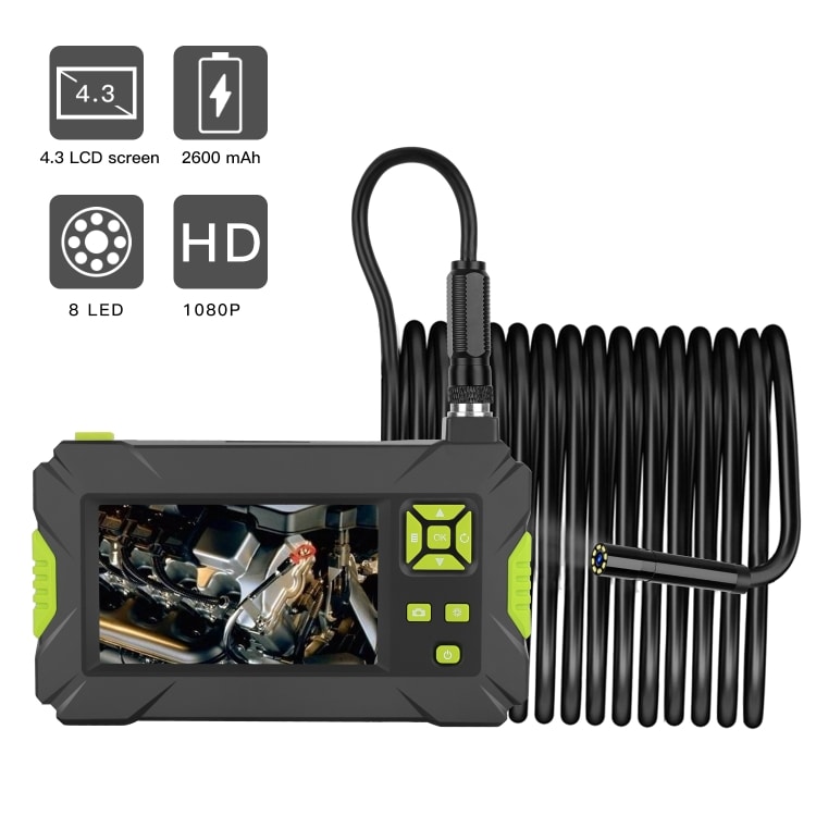 Waterdichtet 4.3" portabel HD inspektiecamera