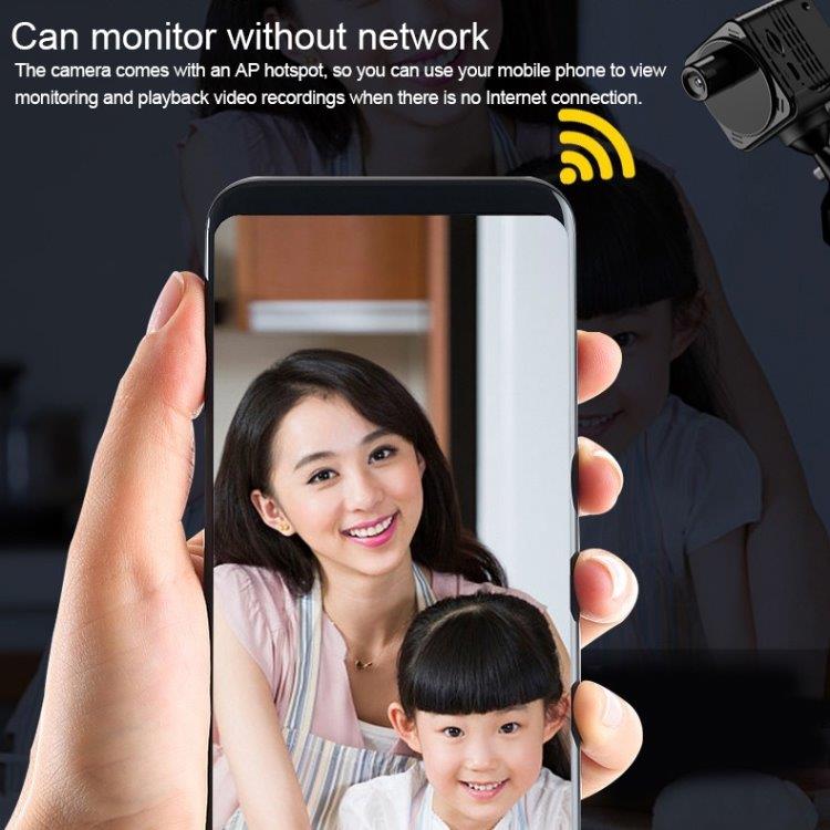 WiFi-camera Full HD 1080P IR-modus met bewegingssensor