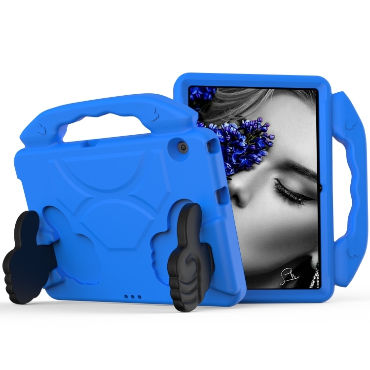 Schokbestendige kindervriendelijke hoes met standaard en handvaten Huawei MediaPad T5 10.1" - blauw