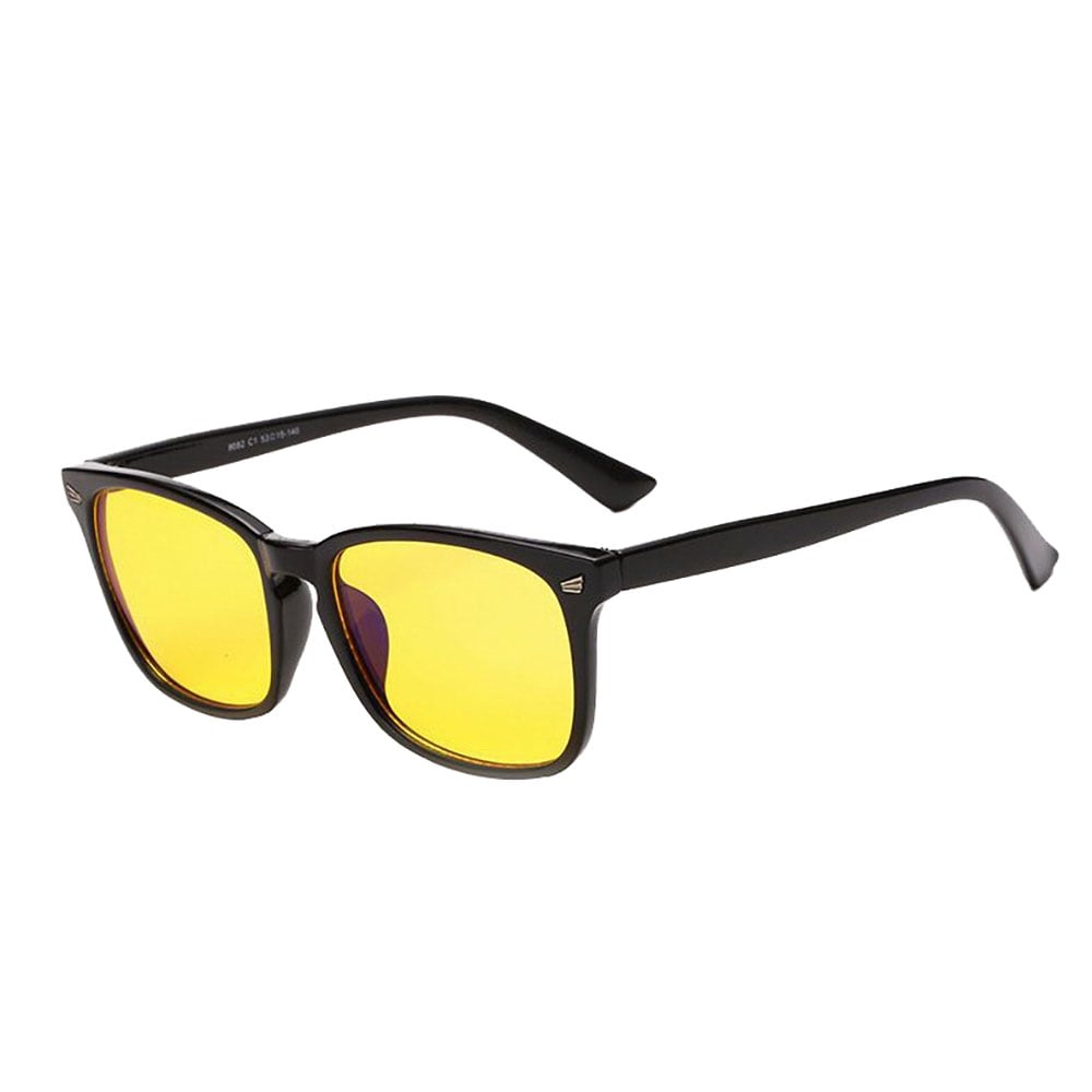 Bril met blauwlichtfilter  - Mat montuur + gele bril