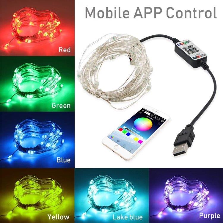 LED-strip met smartphonebediening