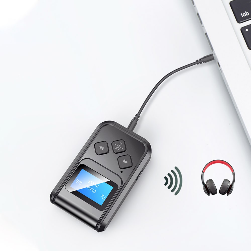 Bluetooth 5.0 zender/ontvanger met 3,5mm