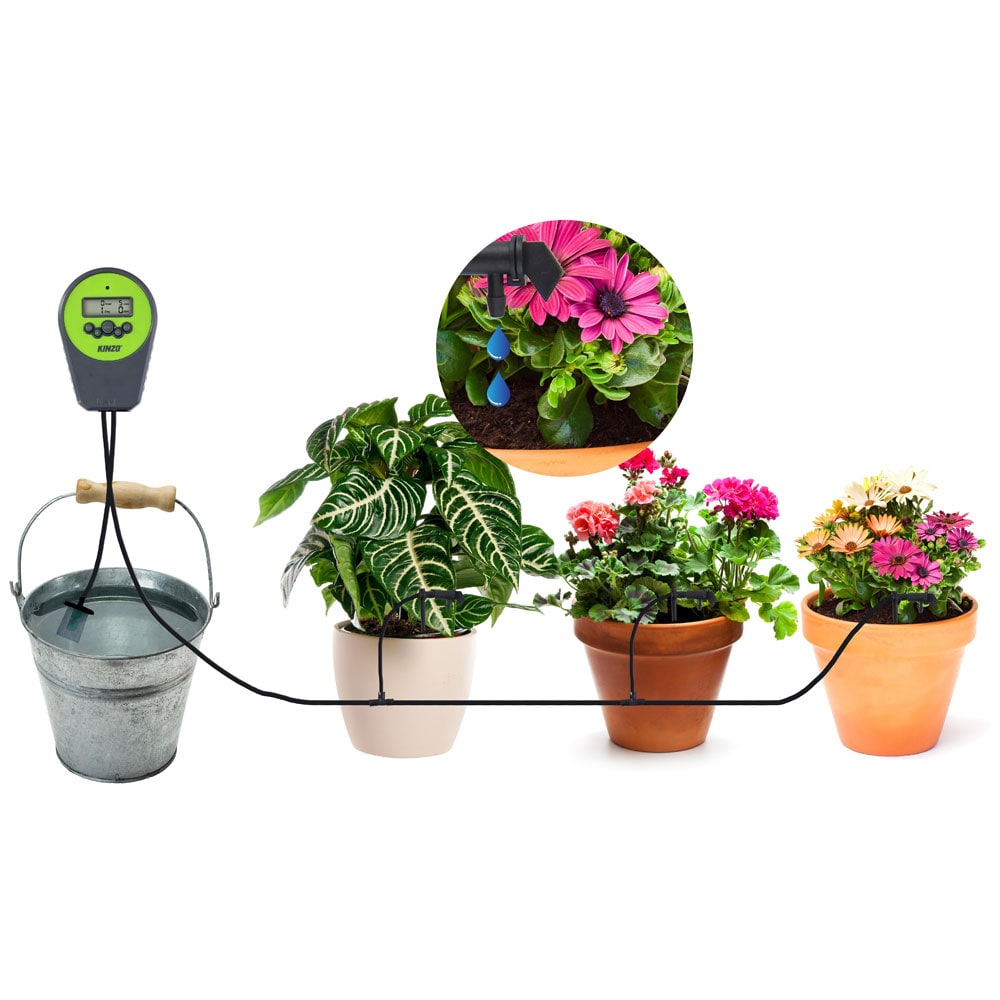 Digitale watertimer voor planten