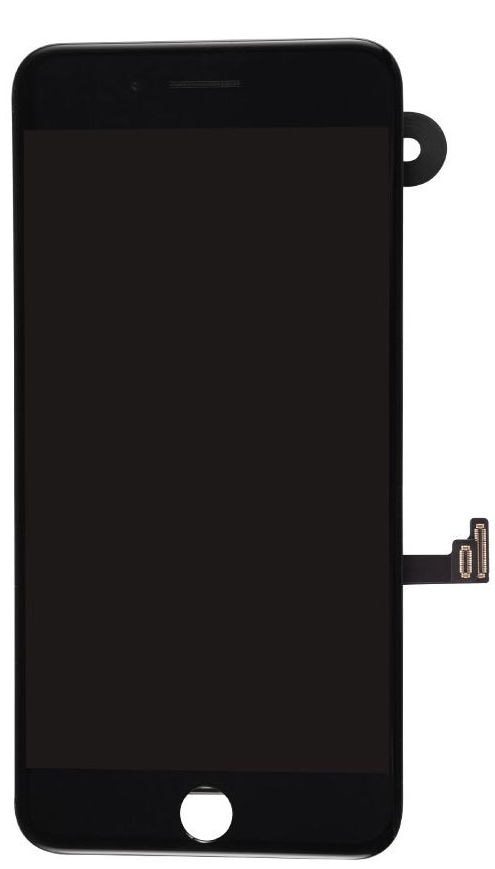iPhone 7 LCD + touchscreen met camera en frame - zwart