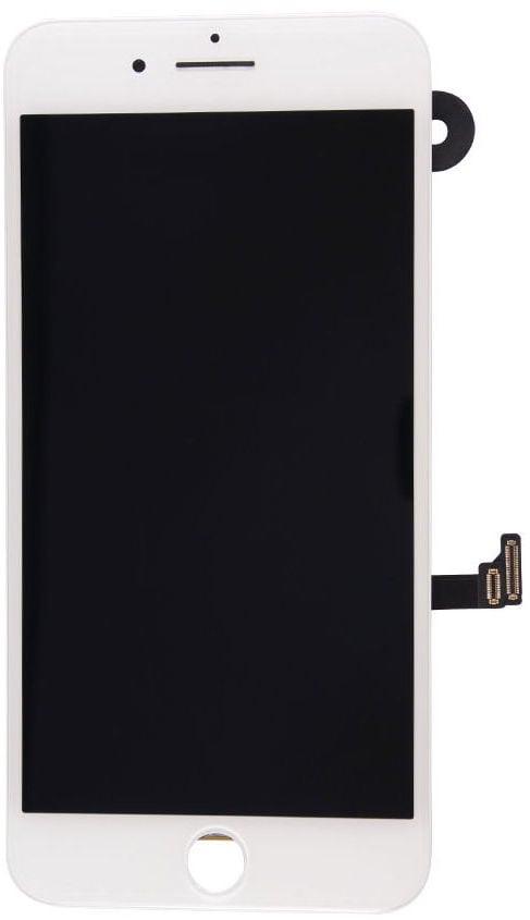 iPhone 7 LCD + touchscreen met camera en frame - wit